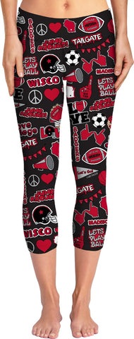 Peace Love Wisco Yoga Pants