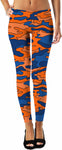 Orange & Blue Camo Leggings