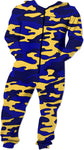 Blue & Yellow Camo Onesie