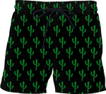 Cactus Black Swim Shorts